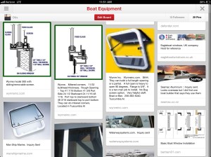 Pinterest Board, Boat Equipment