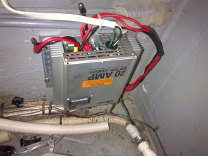 Installation in progress. 