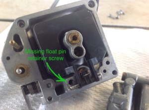 Retaining Screw Missing
