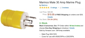 Marinco 30 Amp Plug