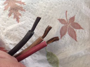 Oxidized Copper Wire Strands